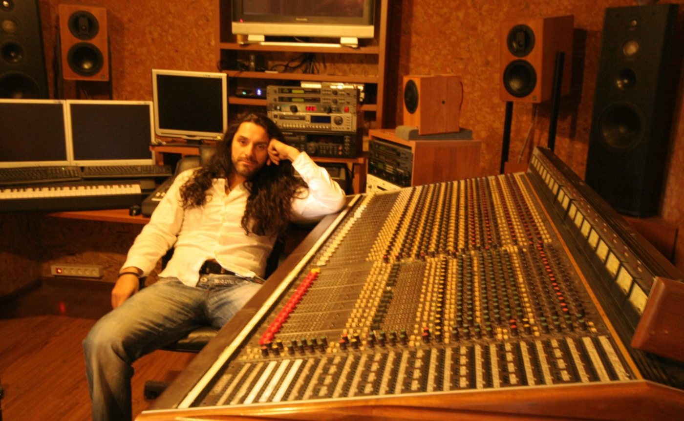 At the mixing console